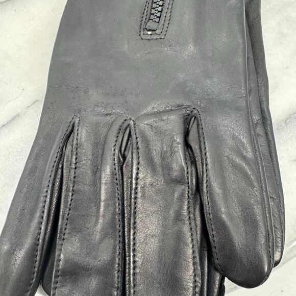 NWT Milwaukee Leather SH226D Men's Black Unlined Leather Gloves - Picture 4 of 7